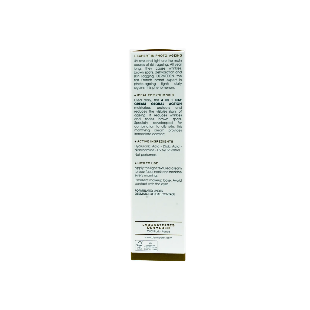Derm Eden Day Protocole 4-in-1 Day Cream 50ml - Oily Skin