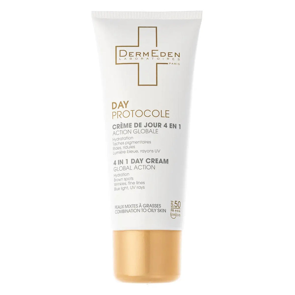 Derm Eden Day Protocole 4-in-1 Day Cream 50ml - Oily Skin