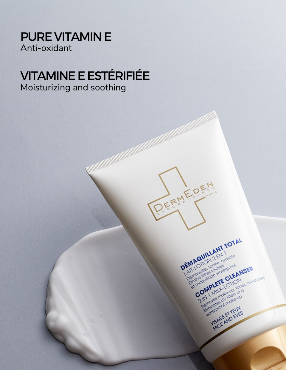 Derm Eden Complete Cleanser 2-in-1 Milk Lotion 150ml